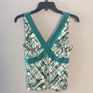 Green sleeveless top